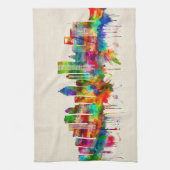 Houston Texas Skyline Geschirrtuch (Vertikal)