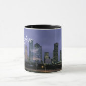 Houston Texas Skyline Kaffee Tasse (Zentrum)