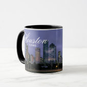 Houston Texas Skyline Kaffee Tasse (Vorderseite Links)
