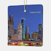 Houston, Texas-Skyline Keramikornament (Links)