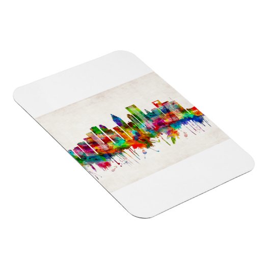 Houston Texas Skyline Magnet (Rechte Seite)