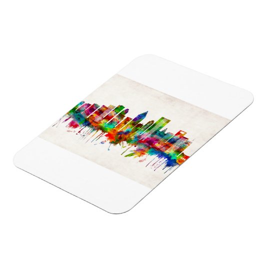 Houston Texas Skyline Magnet (Linke Seite)