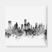 Houston Texas Skyline Magnet (Vorne)