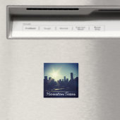 Houston Texas Skyline (Magnet) Magnet (In Situ (Geschirrspüler))