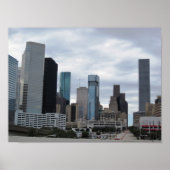 Houston, Texas Skyline - Poster (Vorne)