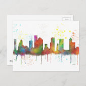 HOUSTON TEXAS SKYLINE POSTKARTE (Vorne/Hinten)