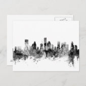 Houston Texas Skyline Postkarte (Vorne/Hinten)