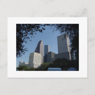 Houston Texas Skyline Postkarte