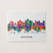 Houston Texas Skyline Puzzle (Horizontal)