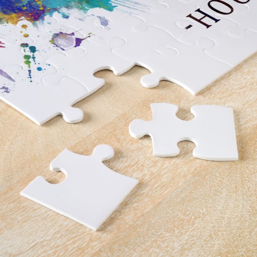 Houston Texas Skyline Puzzle (Seite)