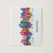 Houston Texas Skyline Puzzle (Vertikal)