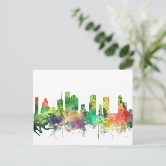 HOUSTON TEXAS SKYLINE SP - POSTKARTE (Stehend Vorderseite)