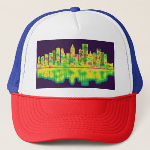 Houston Texas Skyline Truckerkappe