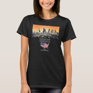 houston texas Skyline Vacation Souvenir Stadt T-Shirt