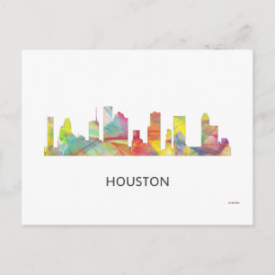 HOUSTON TEXAS SKYLINE WB1 - POSTKARTE