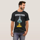 Houston Texas Spaceship  For Souvenir For T-Shirt (Vorne ganz)