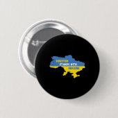 Houston Texas steht mit der Ukraine  Button (Vorne & Hinten)