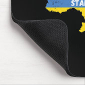 Houston Texas steht mit der Ukraine Mousepad (Ecke)