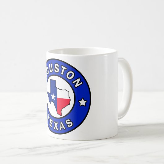 Houston Texas Tasse (VorderseiteRechts)