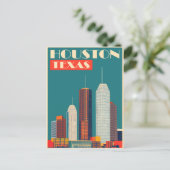Houston, Texas, Travel Postkarte (Stehend Vorderseite)