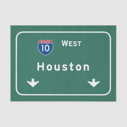 Houston Texas tx Autobahn-Autobahn-Straße: Seidenpapier (Vorderseite)