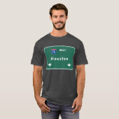 Houston Texas tx Autobahn-Autobahn-Straße: T-Shirt (Vorne ganz)