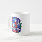 Houston, Texas USA Kaffeetasse (Vorderseite Links)