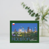 Houston, Texas, USA Postkarte (Stehend Vorderseite)