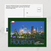 Houston, Texas, USA Postkarte (Vorne/Hinten)