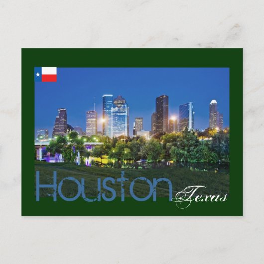 Houston, Texas, USA Postkarte (Vorderseite)