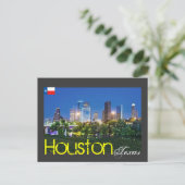 Houston, Texas, USA Postkarte (Stehend Vorderseite)