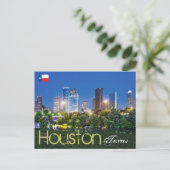 Houston, Texas, USA Postkarte (Stehend Vorderseite)