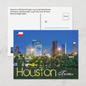 Houston, Texas, USA Postkarte (Vorne/Hinten)