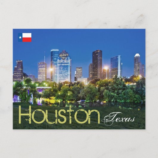 Houston, Texas, USA Postkarte (Vorderseite)