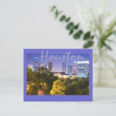 Houston, Texas, USA Postkarte (Stehend Vorderseite)