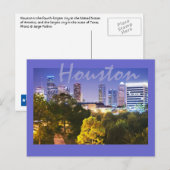 Houston, Texas, USA Postkarte (Vorne/Hinten)