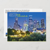 Houston, Texas, USA Postkarte (Vorne/Hinten)