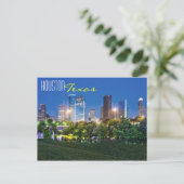 Houston, Texas, USA Postkarte (Stehend Vorderseite)