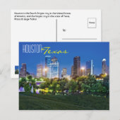 Houston, Texas, USA Postkarte (Vorne/Hinten)