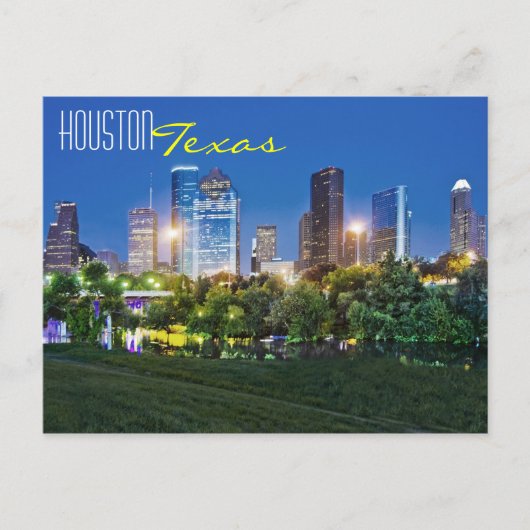 Houston, Texas, USA Postkarte (Vorderseite)