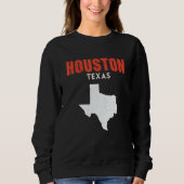 Houston Texas USA State America Travel Texan Sweatshirt (Vorderseite)