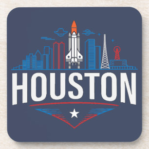 Houston Texas Vereinigte Staaten von Amerika Getränkeuntersetzer
