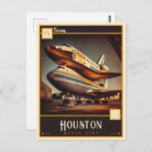 Houston, Texas | VINTAG Postkarte (Vorne/Hinten)