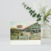 Houston Texas zirka 1905 Grand Central Station Postkarte (Stehend Vorderseite)