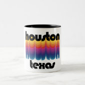 Houston, Texas Zweifarbige Tasse (Mittel)