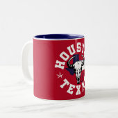Houston, Texas Zweifarbige Tasse (Vorderseite Links)