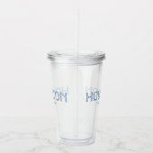 Houston Tile, Blue Tile, Houston Texas Acryltrinkbecher (Rechts)