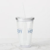 Houston Tile, Blue Tile, Houston Texas Acryltrinkbecher (Links)