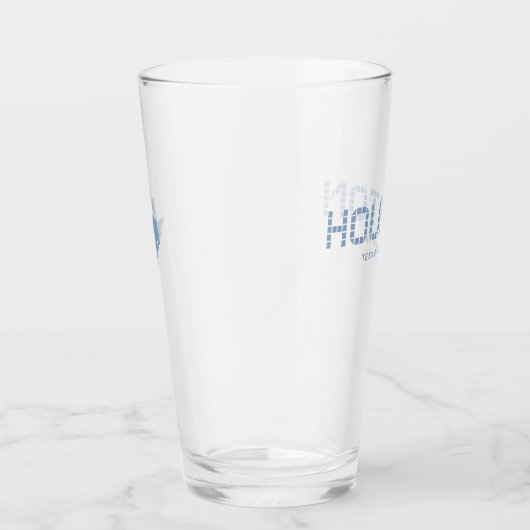 Houston Tile, Blue Tile, Houston Texas Glas (Rechts)