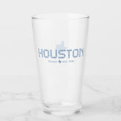 Houston Tile, Blue Tile, Houston Texas Glas (Vorderseite)